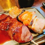 とりとん - レバー、とりネギ