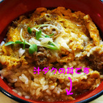 明豊うどん - 丼は汁ダクです♪