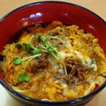 明豊うどん - 牛とじ丼