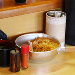 明豊うどん - テーブルセット