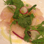 富士屋本店グリルバー - 天然平目のカルパッチョ