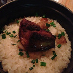 富士屋本店グリルバー - フォアグラとポルチーニのココット飯