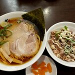 らーめん あら志 - Ｂセット(醤油らーめん+ミニチャーシュー丼)