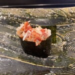 にぎり鮨 一五〇 - タラバ蟹(1人1回限り)の品