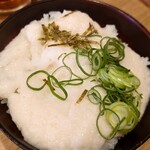 麺屋 ひしお - とろろごはん(440円)。