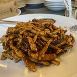 横浜中華街 北京飯店 - コースの豚肉の炒め物