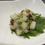 浜焼活貝 いさむ - たこわさ