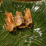 いとや - 車海老の頭のカリカリ焼き