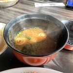 常衛門食堂 - カニクリームコロッケ定食 1,300円 (お味噌汁)