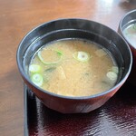お食事処 大漁 - 味噌汁　80円