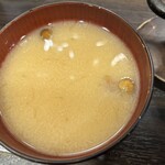洋食亭 おおはし - ランチ　味噌汁