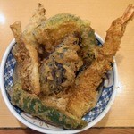 五代天 - 天丼の天ぷら