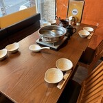 北海道しゃぶしゃぶ ポッケ - テーブル席