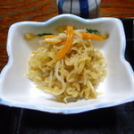 千寿庵 - この切干が絶品でした