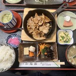 和陽館 - 旨豚生姜焼き定食¥980