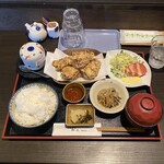和久 - 鶏の唐揚げ（チリソース添え）@1180