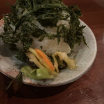 ちゅうしんの蔵 - 海苔おにぎり、塩加減もグッド