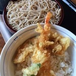 京都有喜屋 和蕎庵 - ランチの天丼セット970円