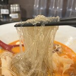 北斗 麻辣湯 - ◾️麻辣湯¥1.276！
ベースはスープ＋春雨¥550
辛さは1〜5辛からセレクト(2辛をセレクト)
トッピングは牛肉¥160
麺はノーマル春雨をセレクト