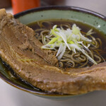 豊しま - 厚肉そば＠税込750円