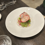 ル ムロン デ オワゾ - 真鯛のマリネ サラダ仕立て