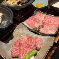 すき焼き 牛しゃぶ 松重 - 