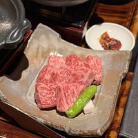 すき焼き 牛しゃぶ 松重 - 