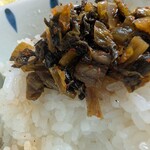 白龍ラーメン - 辛子高菜も旨い♪