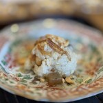 鎌倉 北じま - 五目豆を使った飯と鰯の唐揚げ