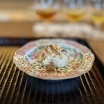 鎌倉 北じま - 五目豆を使った飯と鰯の唐揚げ