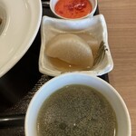 CHINESE DINING 瑞 - 中華スープ・大根おでん風煮・杏仁プリン