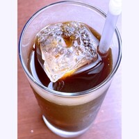 トラットリア イル レガーロ - ランチメニューの食後のアイスコーヒー。