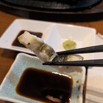 槐 - わさび醬油で