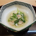 竹久 - 水菜と蟹のおひたし