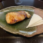 竹久 - 鰆の幽庵焼き 自家製千枚漬け