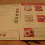 アフタヌーンティー ティールーム - クリスマス限定のメニュー表