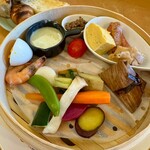 季さらOneness - 朝食の蒸し料理