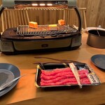 季さらOneness - 厚揚げと黒毛和牛の肩ロースも焼きます