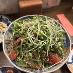 秋田こまち - 比内地鶏とセリのサラダ