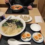 かかし - 味玉二つとワンタントッピング