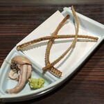 うなぎ 魚政 - 骨煎餅