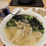 かかし - 塩バターあさりラーメン　大盛り