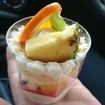 ブランブリュン - 季節限定のプリン ピーチ  (ｽﾐﾏｾﾝ正式名称忘れました)