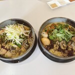 麺屋　たか - ツレが注文した牡蠣ラーメン（白味噌鶏白湯Ver）
