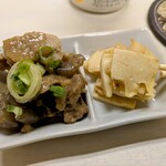 tell me キッチン - ちょい呑みセット２品　どて焼き　たけのこバター炒め