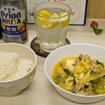 tell me キッチン - 無農薬白米ごはん　親子どんぶりの上だけ　無農薬レモン