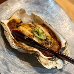 くずし 之助 - 焼き物　浜名湖牡蠣　胡麻豆富　蕗味噌グラタン