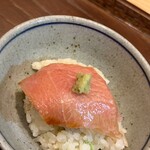 くずし 之助 - 本日のお食事　河豚のカマの土鍋ご飯