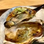 くずし 之助 - 焼き物　浜名湖牡蠣　胡麻豆富　蕗味噌グラタン