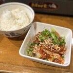 しみず - 牡蠣キムチと白米